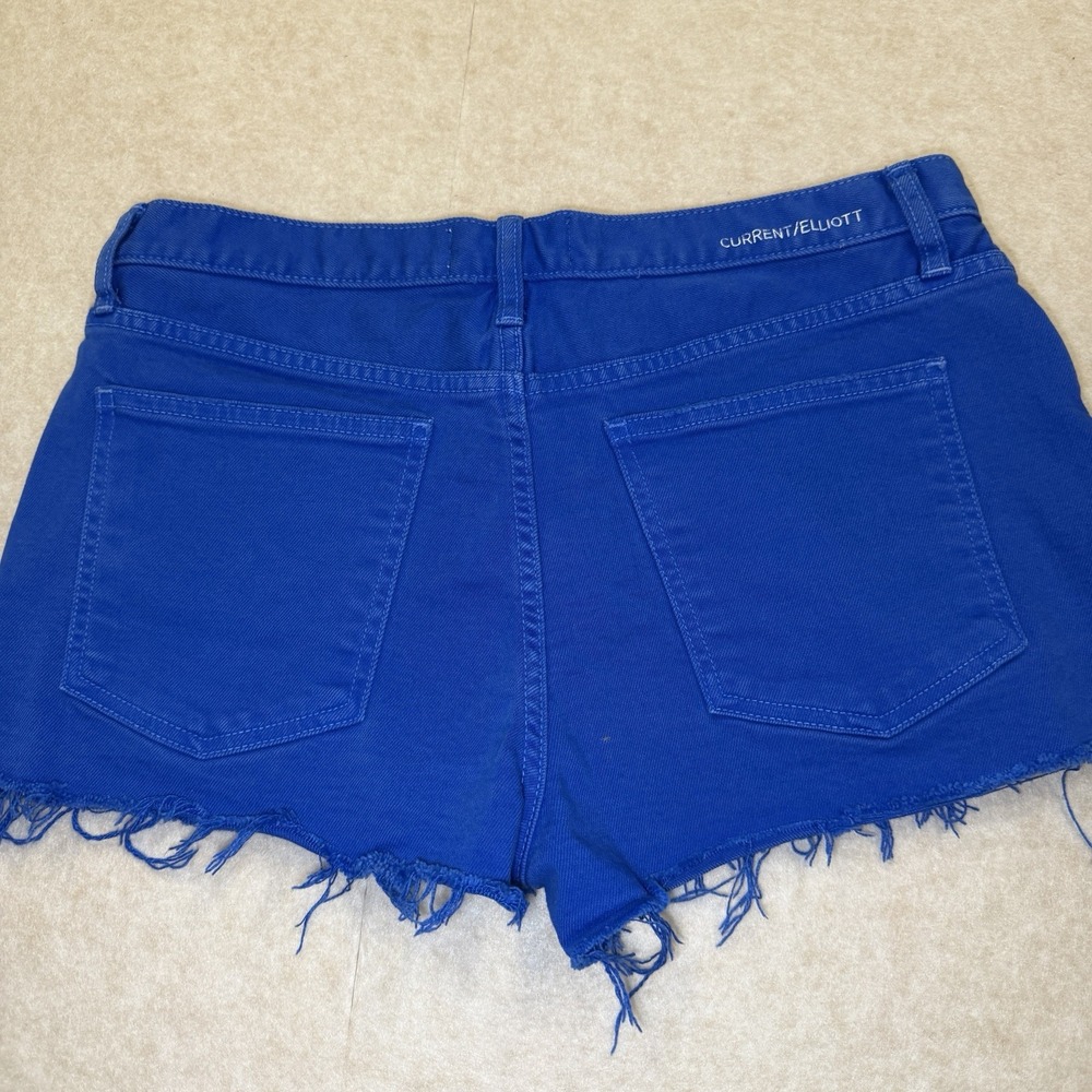 Current/Elliott‎ The Boyfriend Shorts size 28  98% Cotton - Picture 10 of 11